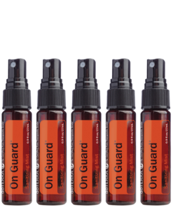 ON GUARD SANITIZING MIST (FIVE PACK) .9 OZ.